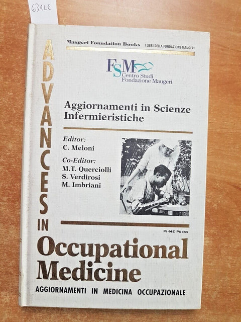 AGGIORNAMENTI IN SCIENZE INFERMIERISTICHE occupational medicine MAUGERI (63