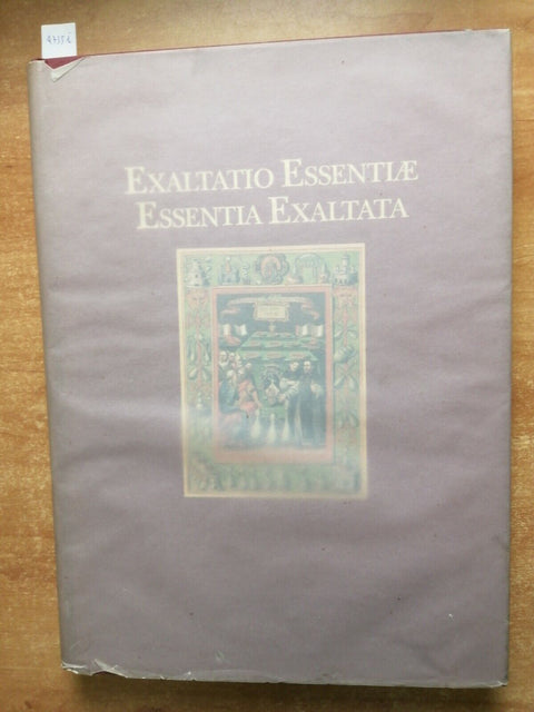 EXALTATIO ESSENTIAE ESSENTIA EXALTATA Alchimia 1992 Franco Cardini (4735i