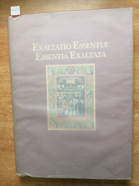 EXALTATIO ESSENTIAE ESSENTIA EXALTATA Alchimia 1992 Franco Cardini (4735i