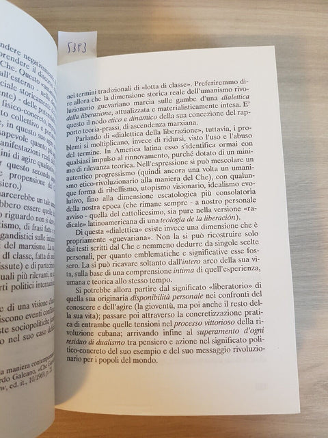 CHE GUEVARA Pensiero e politica dell'utopia -ROBERTO MASSARI 1993 Erre Emme