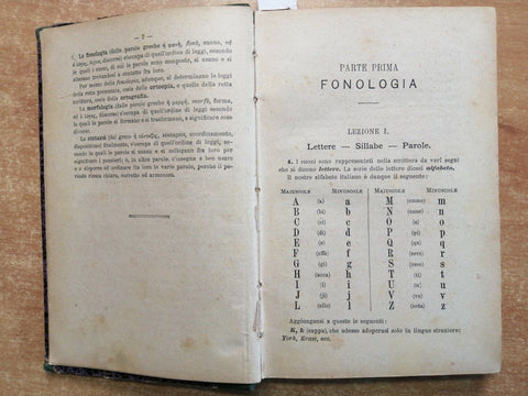 Antonio Messeri GRAMMATICA RAZIONALE ITALIANA 1903 Paravia SCUOLE SECONDARIE7147