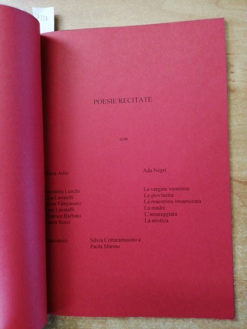 In ricordo di ADA NEGRI - Lions club MORTARA Le Rotonde Garlasco 1996 poesie7237