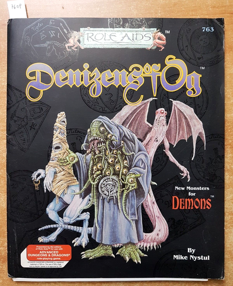 DENIZENS OF OG role aids NEW MONSTERS FOR DEMONS 1993 NYSTUL - Mayfair Games7609