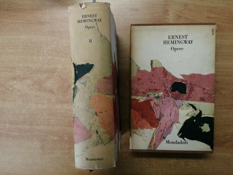 OPERE DI ERNEST HEMINGWAY - VOLUME II - MONDADORI 1966 PIVANO - COFANETTO (