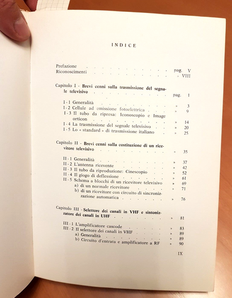 TELEVISIONE CIRCUITI RICEVITORI VALVOLE TRANSISTORI 1969 SELETECNICA(2482A