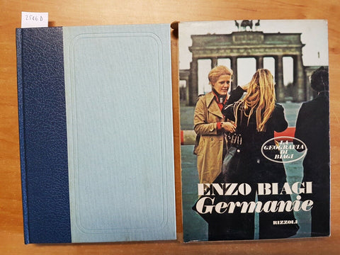 ENZO BIAGI - GERMANIE - 1 ED. RIZZOLI - 1976 CON CUSTODIA (2546D)