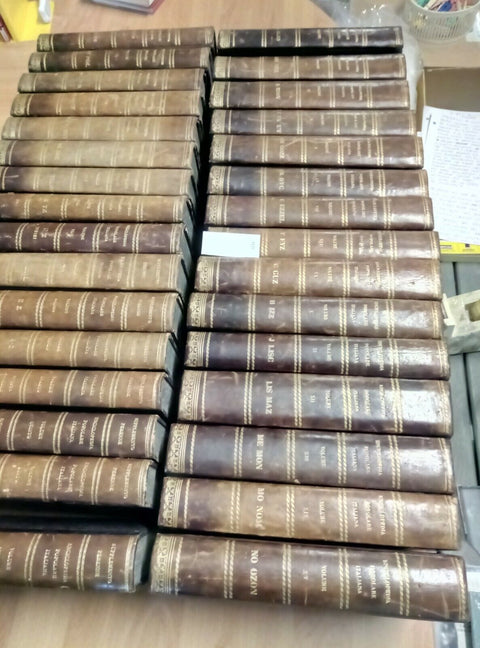 1857/1866 NUOVA ENCICLOPEDIA POPOLARE ITALIANA 31 VOLUMI ILLUSTRATI  5°edizione