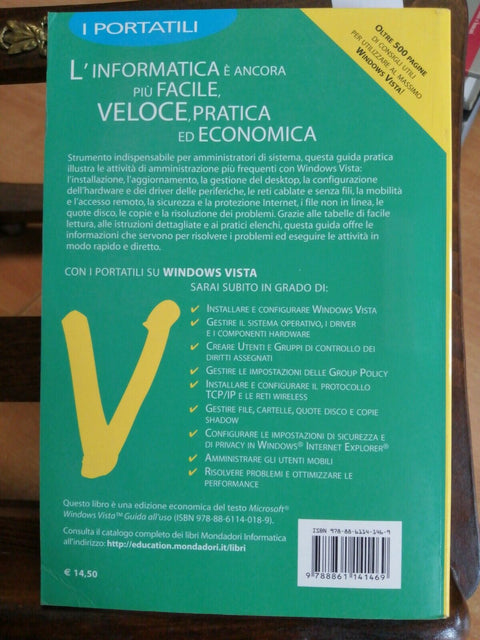 Microsoft Windows Vista. Guida pratica - I Portatili Mondadori Informatica(