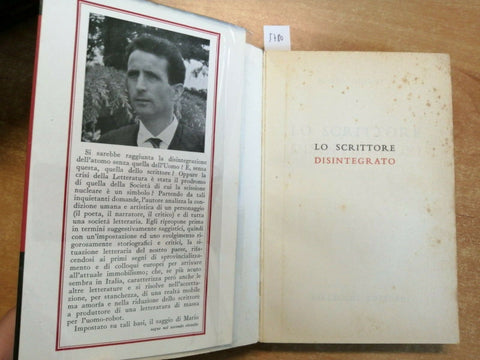 LO SCRITTORE DISINTEGRATO - MARIO GUIDOTTI - VALLECCHI 1961 CROCE POESIA (5