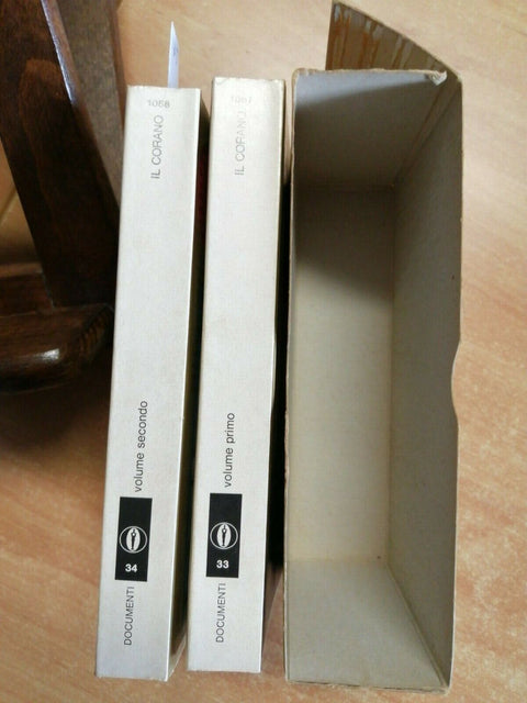 IL CORANO - FEDERICO PEIRONE 1979 2 VOLL. 1ED. OSCAR MONDADORI COFANETTO(3