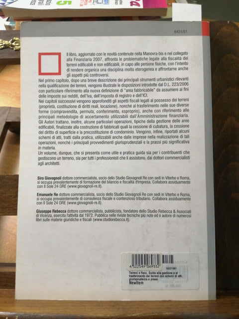 Terreni e fisco Guida alla gestione e al trasferimento dei terreni (4237