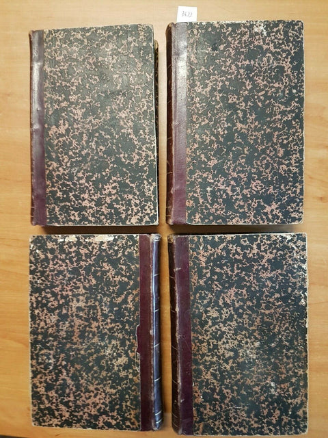 THEOLOGIA MORALIS UNIVERSA - PIETRO SCAVINI 1865 OLIVA - 4 VOLUMI COMPLETI(