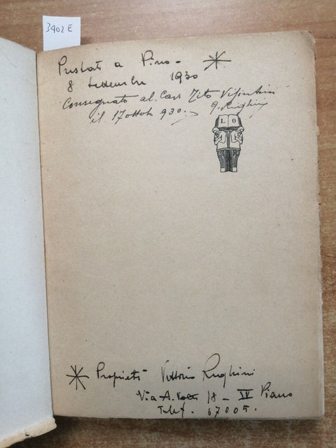 Italo Sulliotti L'ARMATA DEL SILENZIO episodi di spionaggio 1930 OMENONI (