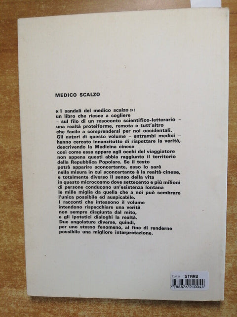 I SANDALI DEL MEDICO SCALZO - Federici Negro 1975 Palombi MEDICINA CINESE (