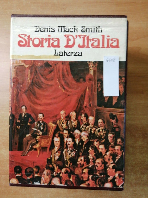 STORIA D'ITALIA 1861/1869 DENIS MACK SMITH 1981 LATERZA 4 VOLL. + COFANETTO