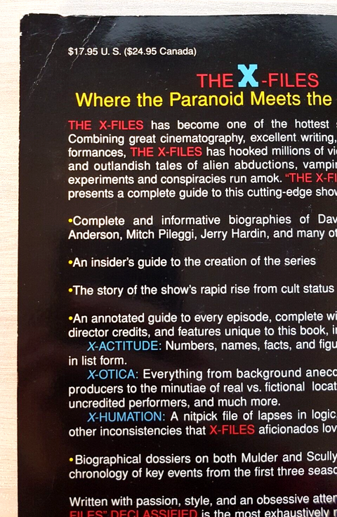 THE X FILES DECLASSIFIED - FRANK LOVECE - 1996 - the unauthorized guide - (