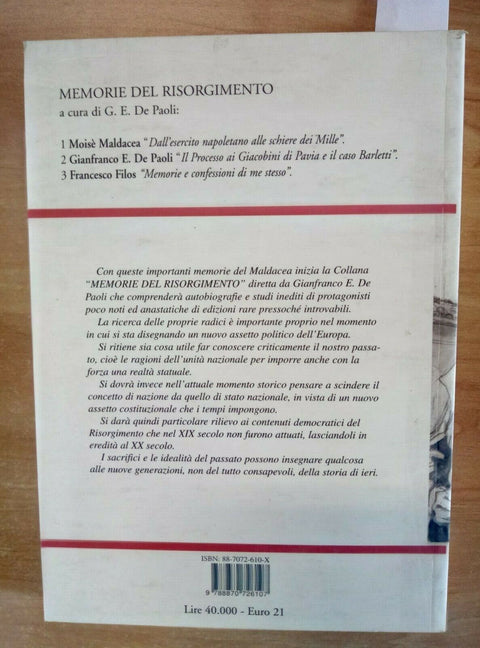 IL PROCESSO AI GIACOBINI DI PAVIA E IL CASO BARLETTI - DE PAOLI - IUCULANO(