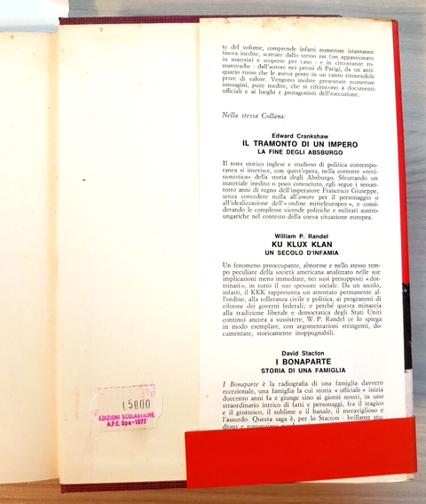 LA TRAGEDIA DEI ROMANOV - Alexandrov 1ED. Mursia 1968 zar NICOLA II RUSSIA