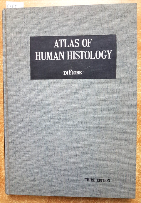 ATLAS OF HUMAN HISTOLOGY - Mariano Di Fiore - 189 illustrazioni - FEBIGER (