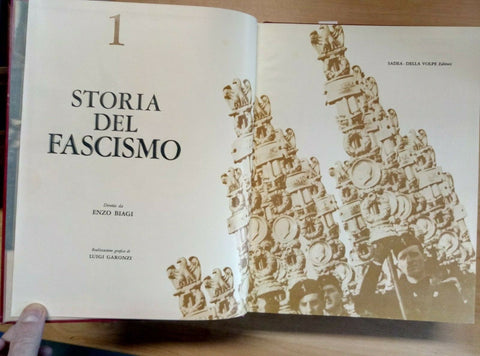 STORIA DEL FASCISMO 3 volumi SADEA DELLA VOLPE 1964 ENZO BIAGI (2806)