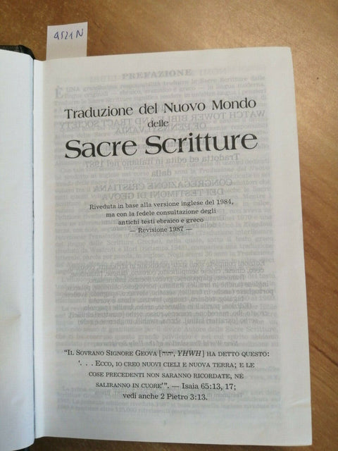 TRADUZIONE DEL NUOVO MONDO DELLE SACRE SCRITTURE 2002 WATCH TOWER BIBLE (45