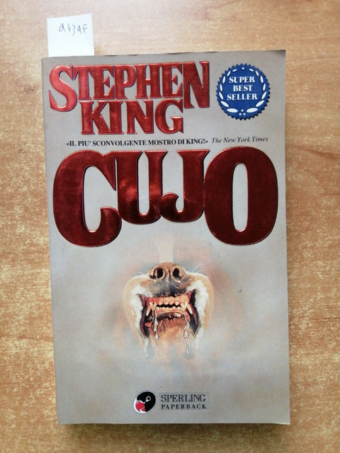 STEPHEN KING - CUJO - 1997 - SPERLING PAPERBACK horror thriller (4734F