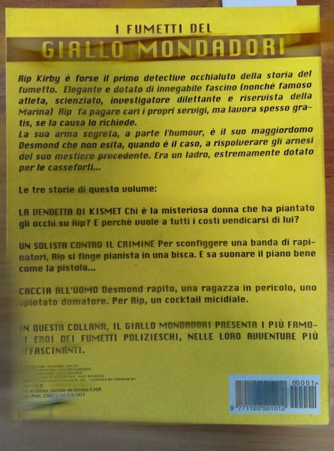 RIP KIRBY: UN GENTILUOMO CONTRO IL CRIMINE GIALLO MONDADORI 2000 RAYMOND (1