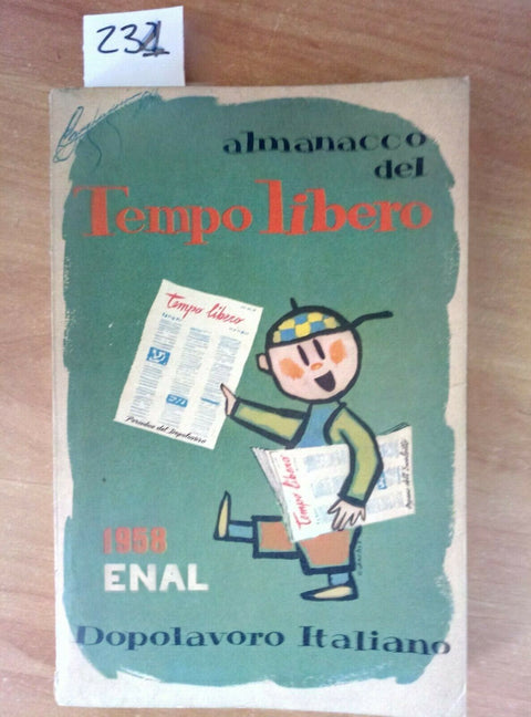 ALMANACCO DEL TEMPO LIBERO 1958 ENAL DOPOLAVORO ITALIANO (231)