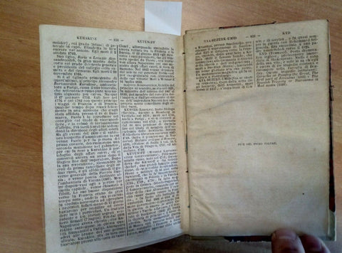 DIZIONARIO BIOGRAFICO UNIVERSALE 1865 FR. PREDARI - GUIGONI MILANO (1462