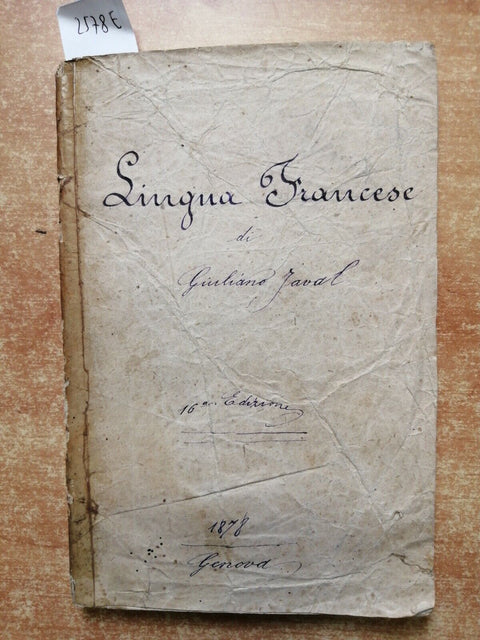 Nuovo metodo per imparare la lingua francese 1878 GIULIANO JAVAL - BEUF (25