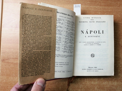 GUIDA D'ITALIA - NAPOLI E DINTORNI - GUIDA ROSSA TOURING - 1960 - (3337E