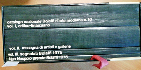 CATALOGO NAZIONALE BOLAFFI D'ARTE MODERNA N. 10 - COFANETTO + 4 VOLUMI (47