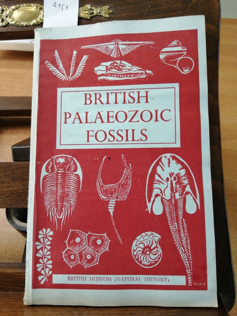 BRITISH PALAEOZOIC FOSSILS - NATURAL HISTORY 69 PLATES - BRITISH MUSEUM (41