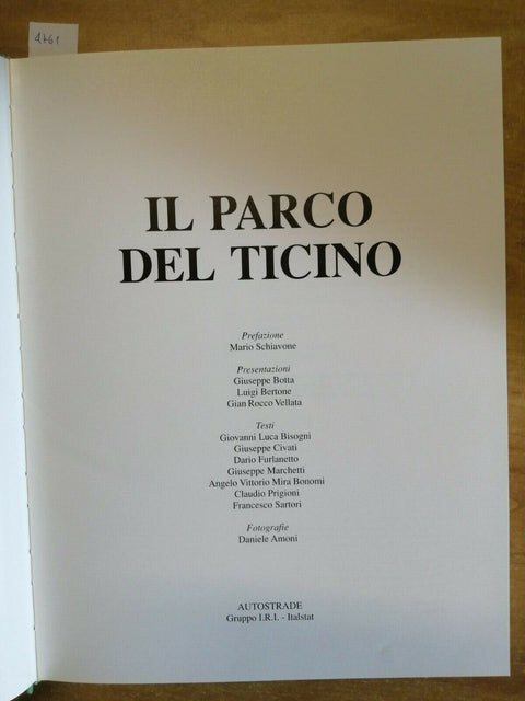 IL PARCO DEL TICINO - AUTOSTRADE 1989 CON COFANETTO!!! (4761) ACQUE FA