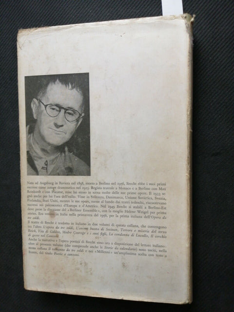 BERTOLT BRECHT - GLI AFFARI DEL SIGNOR GIULIO CESARE 1960 EINAUDI (5255