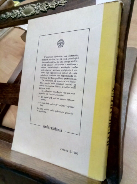 LE FORZE REGOLATRICI DELLA VITA PSICHICA - BAUMGARTEN 1959 UNIVERSITARIA (2