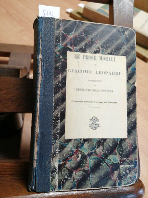 PROSE DI GIACOMO LEOPARDI 1873 + OPERE COMPLETE DI VIRGILIO MARONE 1888 (55