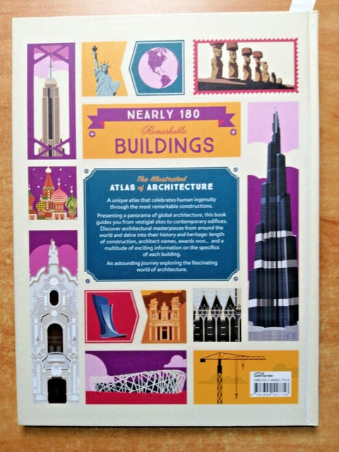 THE ILLUSTRATED ATLAS OF ARCHITECTURE and marvelous monuments - TAVERNIER (