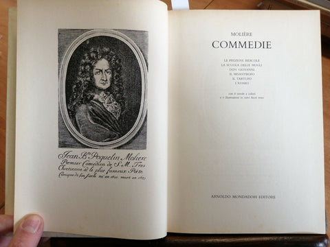 MOLIERE - COMMEDIE 1960 MONDADORI DON GIOVANNI IL MISANTROPO IL TARTUFO ECC