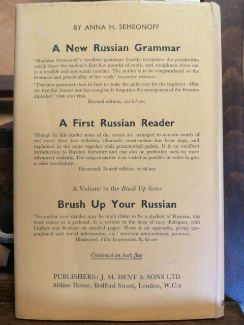 A NEW RUSSIAN GRAMMAR PART 3 - RUSSIAN SINTAX - ANNA H. SEMEONOFF - 1962 (6