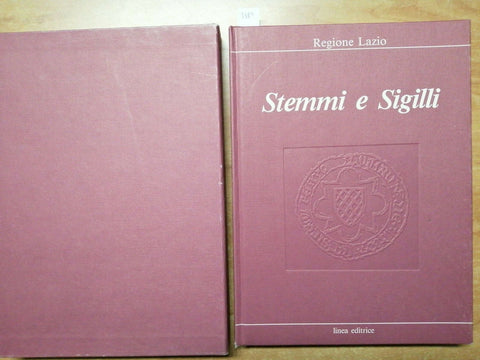 ARALDICA - STEMMI E SIGILLI REGIONE LAZIO 1992 LINEA EDITRICE - COFANETTO(5