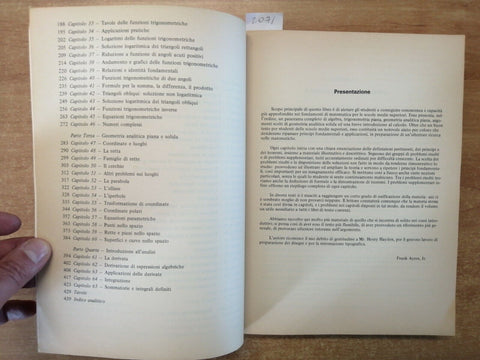 MATEMATICA GENERALE 1850 PROBLEMI RISOLTI - SCHAUM teoria e problemi 1992 (
