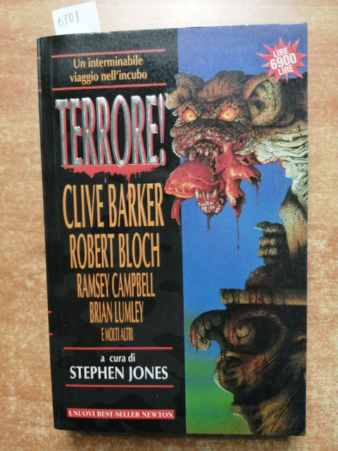 TERRORE! racconti horror CLIVE BARKER, BLOCH, CAMPBELL, LUMLEY 1996 NEWTON