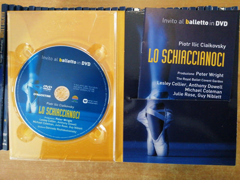 Lotto 16 dvd INVITO AL BALLETTO IN DVD - DE AGOSTINI - 2009 con fascicoli (