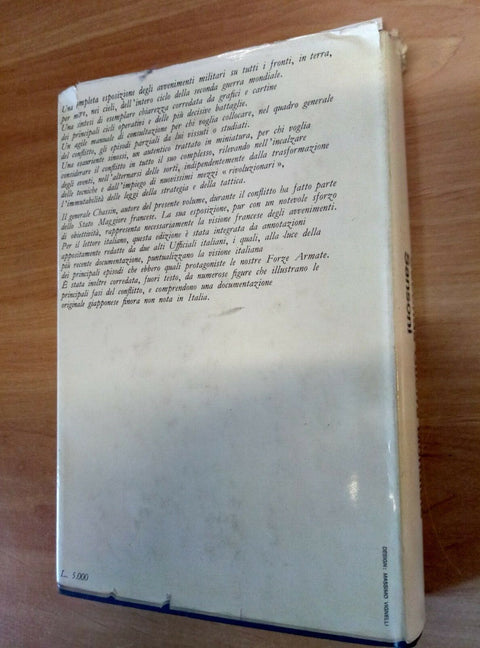 STORIA MILITARE DELLA SECONDA GUERRA MONDIALE - CHASSIN SANSONI 1964 - 288