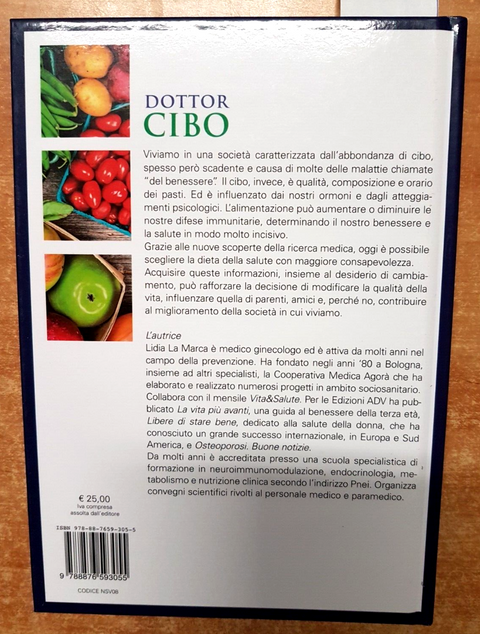 DOTTOR CIBO dieta acido-base indice glicemico - LIDIA LA MARCA - 2016 - ADV