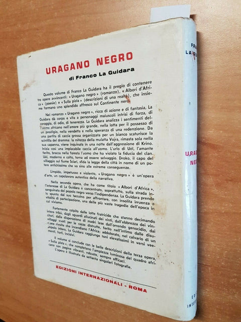 FRANCO LA GUIDARA - URAGANO NEGRO - 1ED. 1973 - EDIZIONI INTERNAZIONALI (3