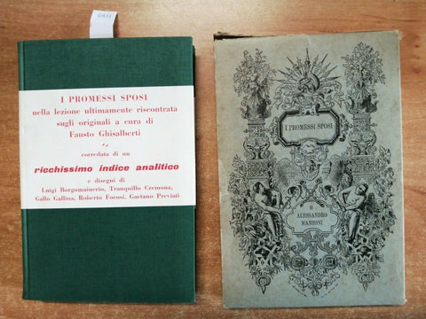 ALESSANDRO MANZONI - I PROMESSI SPOSI - HOEPLI 1973 ILLUSTRATO 16 TAVOLE (6