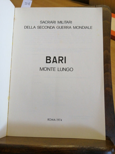 Sacrari Militari della Seconda Guerra Mondiale - 1975 - Bari Monte Lungo (5