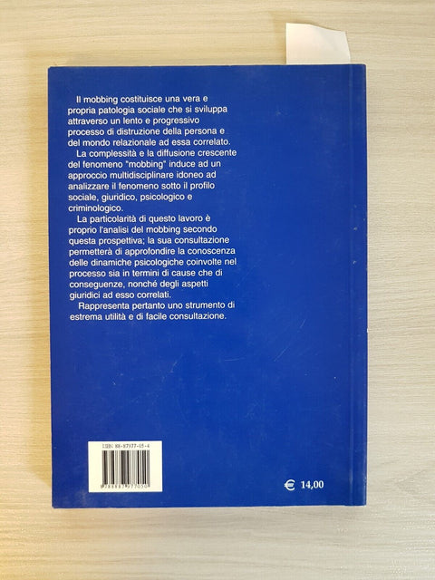 IL MOBBING aspetti psicologici e giuridici - Corradini Picci 2003 Europolis